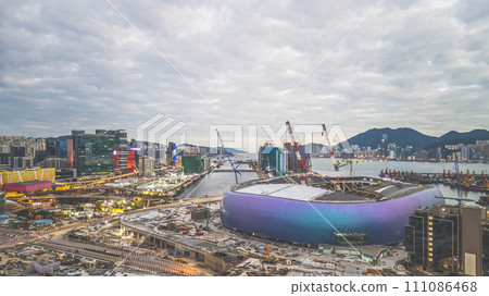 Dec 31 stadium under construction, Kai Tak Sports Park Dec 31 stadium under construction, Kai Tak Sports Park 111086468