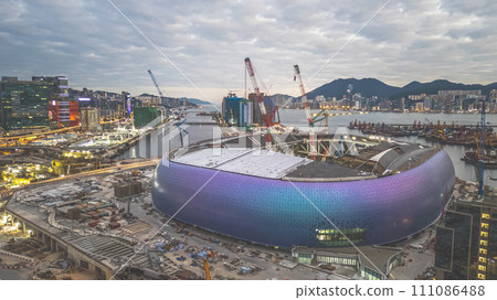 Dec 31 stadium under construction, Kai Tak Sports Park Dec 31 stadium under construction, Kai Tak Sports Park 111086488