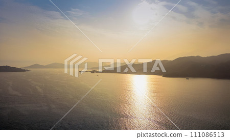 the shore of Nim Shue Wan, hong kong Jan 6 2024 111086513