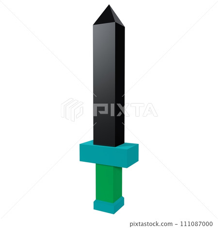 Sword isolated on white background 111087000