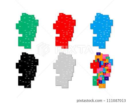 市町村地圖_山形縣_Deformation-01 市町村地圖_山形縣_Deformation-01 111087013