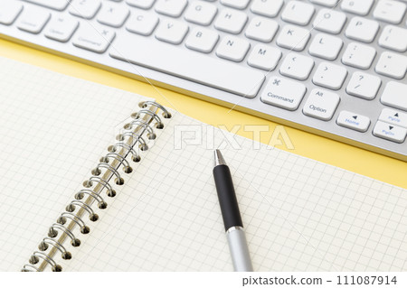 keyboard and writing utensils keyboard and writing utensils 111087914