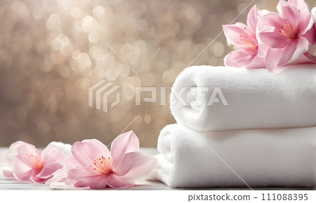 Tranquil spa ambiance 111088395