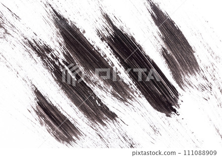Black paint isolated on white background 111088909