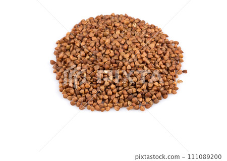 Pile of buckwheat seeds Pile of buckwheat seeds 111089200
