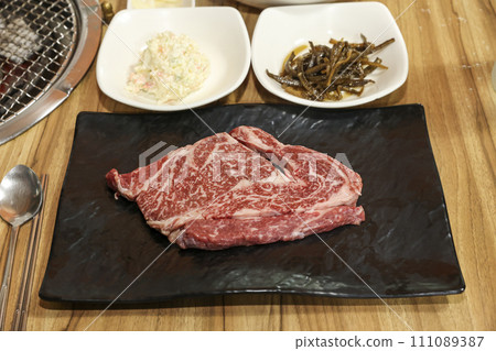 South Korean beef raw sirloin South Korean beef raw sirloin 111089387