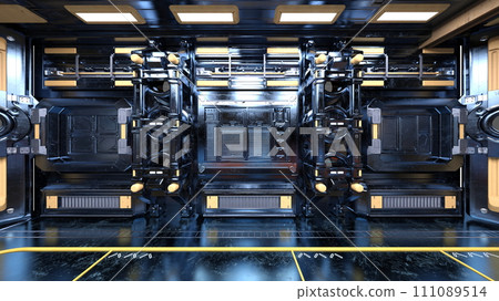 Conference room inside the spaceship 111089514