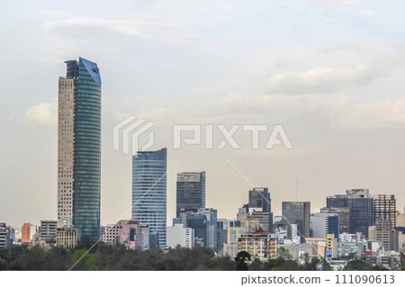 Mexico City, Mexico. Jan 11, 2024. The Major Tower a skyscraper in Mexico City Located at Promenade of the Reform, it was built by Canadian-owned Reichmann International. Mexico City, Mexico. Jan 11, 2024. The Major Tower a skyscraper in Mexico City Located at Promenade of the Reform, it was built by Canadian-owned Reichmann International. 111090613