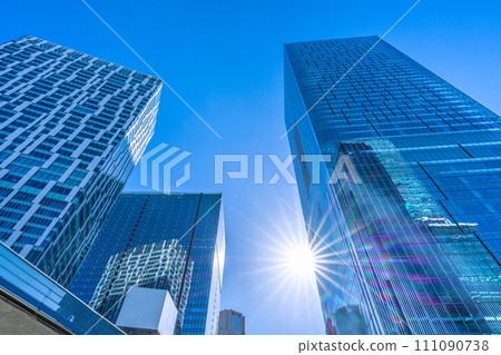 Japan's Tokyo cityscape A ray of hope...Buildings connected to Shibuya Station/Redevelopment once in 100 years...Towards tomorrow Japan's Tokyo cityscape A ray of hope...Buildings connected to Shibuya Station/Redevelopment once in 100 years...Towards tomorrow 111090738
