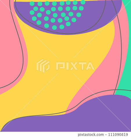 Minimal empty doodle abstract background in trendy pastel color. Graphic design vector cover. Social media story post banner poster invitation party flyer typography greeting card celebration magazine Minimal empty doodle abstract background in trendy pastel color. Graphic design vector cover. Social media story post banner poster invitation party flyer typography greeting card celebration magazine 111090819