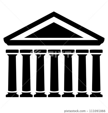 Simple Bank Logo Vector Illustration Simple Bank Logo Vector Illustration 111091866