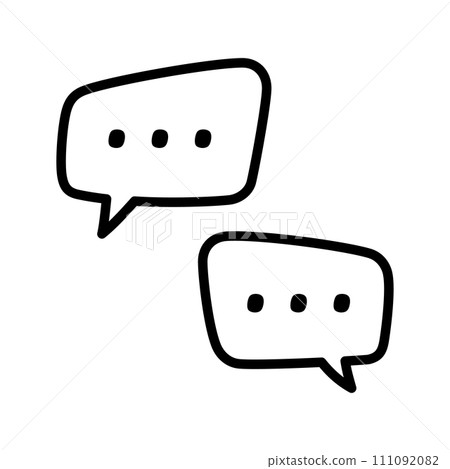 Loose balloon icon (lines can be edited for vector data) Loose balloon icon (lines can be edited for vector data) 111092082