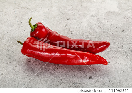 Red sweet Ramiro organic pepper 111092811