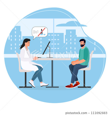 Doctor People Alcohol addiction Alcoholism Vector Doctor People Alcohol addiction Alcoholism Vector 111092883