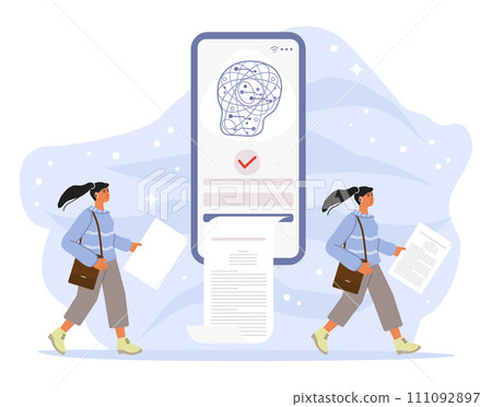 Neural network Artificial intelligence Bot People Neural network Artificial intelligence Bot People 111092897