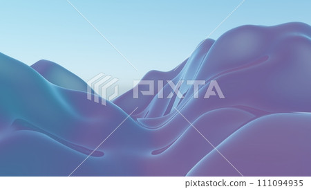 Vibrational waves of abstract forms representing the resonance achieved when aligning personal values and goals. 111094935