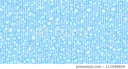 A delicate blue boucle fabric with an irregular grungy surface as a seamless pattern A delicate blue boucle fabric with an irregular grungy surface as a seamless pattern 111096604