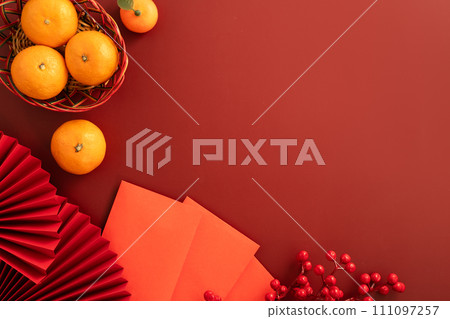 Tangerine Chinese lunar new year Tangerine Chinese lunar new year 蜜橘みかん 111097257