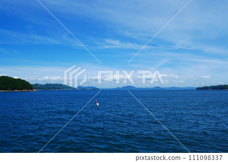 Sea view from a small island in Setouchi Sea view from a small island in Setouchi 111098337