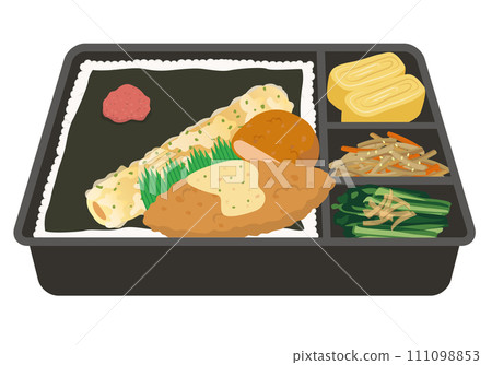 Lunch box_Convenience store bento_Nori bento Lunch box_Convenience store bento_Nori bento 111098853