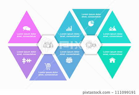 Infographic design template with place for your data. Vector illustration. 111099191