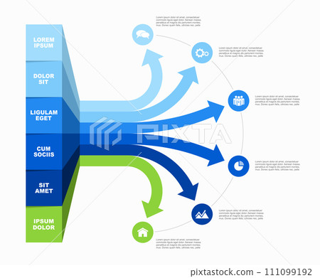 Infographic design template with place for your data. Vector illustration. 111099192