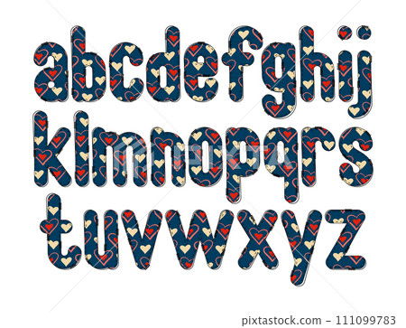 Versatile Collection of Elegance Note Alphabet Letters for Various Uses 111099783