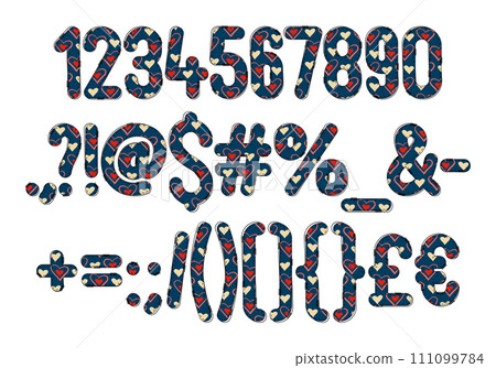 Versatile Collection of Elegance Note Numbers and Punctuation for Various Uses Versatile Collection of Elegance Note Numbers and Punctuation for Various Uses 111099784