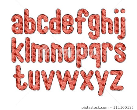 Versatile Collection of Infinite Love Alphabet Letters for Various Uses 111100155
