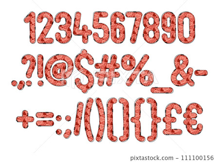 Versatile Collection of Infinite Love Numbers and Punctuation for Various Uses 111100156
