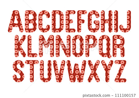 Versatile Collection of Dreamy Alphabet Letters for Various Uses 111100157
