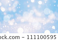 Sparkling light material on a bright light blue background 111100595