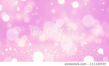Sparkling light material on bright pink background 111100597