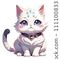 Cute cat  111100833