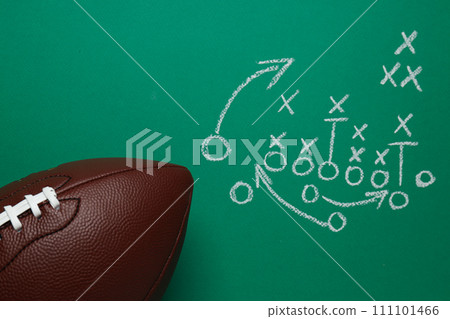 American football, concept of Super Bowl and American football 111101466