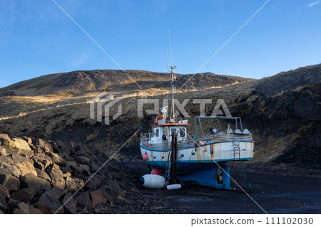 Abandoned boat, Bakkagerdi, Iceland 111102030