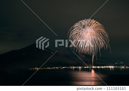 從山中湖看到的夏夜煙火 從山中湖看到的夏夜煙火 111103181