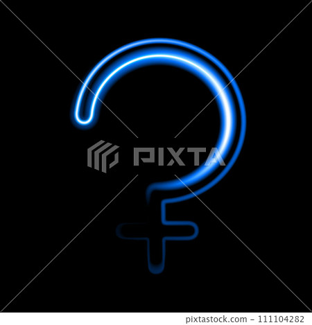 Vector isolated illustration of astrological sign ceres planet. Vector isolated illustration of astrological sign ceres planet. 111104282