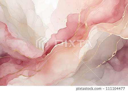 coral pink and white alcohol ink art background material coral pink and white alcohol ink art background material 111104477