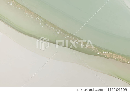 淺綠色酒精水墨藝術背景素材 111104509