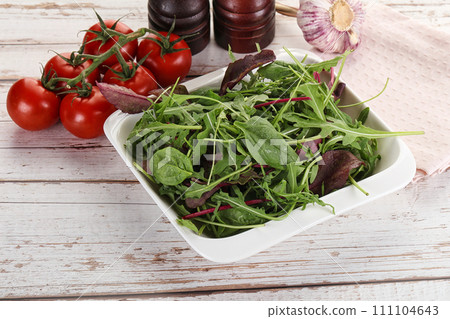 Mix salad in the bowl 111104643
