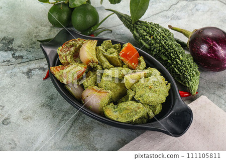 Indian cuisine - Chicken mint tikka 111105811