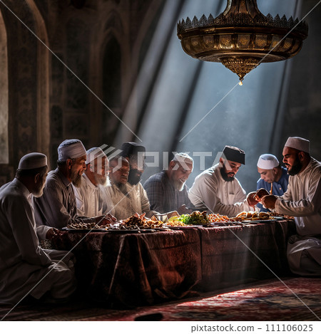 Ramadan is a holy month observed by Muslims around the world,AI Generate. 111106025