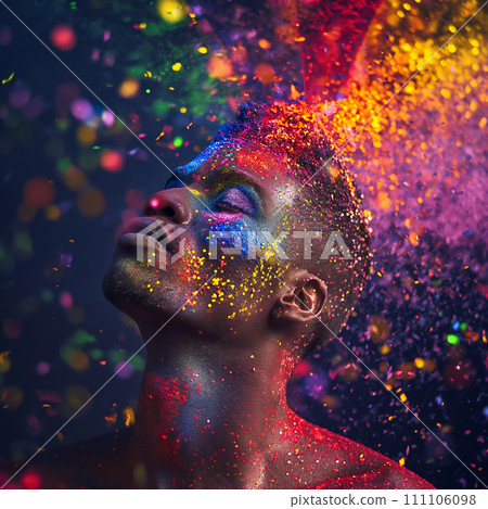 International Homosexual Day, Bisexual and Transgender Movement, Celebration, LGBTQ, AI generate. 111106098
