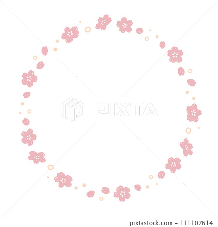 Cherry blossom frame 111107614