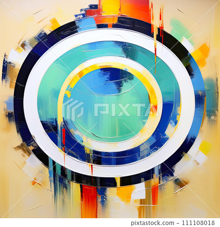 Abstract painting. Creative modern art background. 111108018