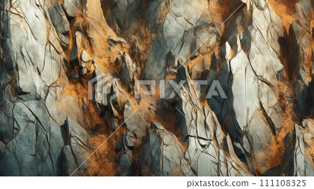 A close up of a rock formation with a lot of rocks A close up of a rock formation with a lot of rocks 111108325