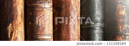 Stack of books close up. Stack of vintage old books. Pile of books. Stack of books close up. Stack of vintage old books. Pile of books. 111109164