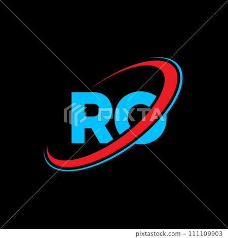RO R O letter logo design. Initial letter RO linked circle uppercase monogram logo red and blue. RO logo, R O design. ro, r o, r&o RO R O letter logo design. Initial letter RO linked circle uppercase monogram logo red and blue. RO logo, R O design. ro, r o, r&o 111109903