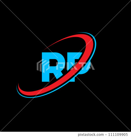 RP R P letter logo design. Initial letter RP linked circle uppercase monogram logo red and blue. RP logo, R P design. rp, r p, R&P RP R P letter logo design. Initial letter RP linked circle uppercase monogram logo red and blue. RP logo, R P design. rp, r p, R&P 111109905
